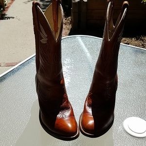 Vintage leather cowgirl boots